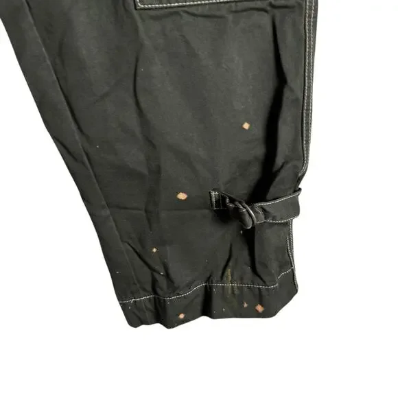 Ashley Park x RTR Olive Green Straight Leg Twill Cargo Pants Size 8 - Picture 7 of 13